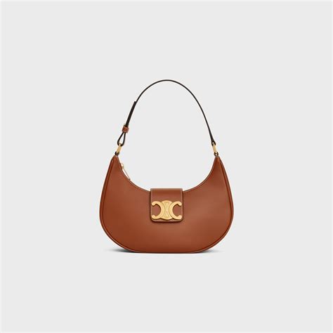 women celine ava bag in triomphe canvas and calfskin|celine handbags.